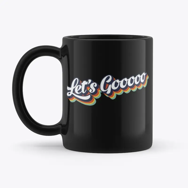 Let's Gooooo! Solid Ceramic Mug